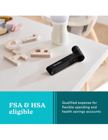 Termómetro Infrarrojo Dual HoMedics TIE-300-BK, 1s, Sin Contacto