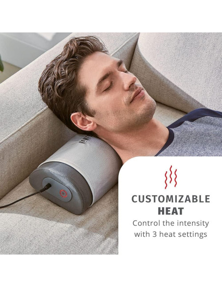 Almohada Lumbar Ergonómica HoMedics HCS-51-GY con Calor