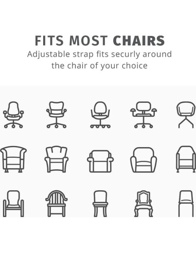 Almohada Lumbar Ergonómica HoMedics HCS-51-GY con Calor