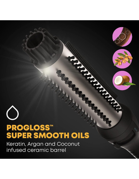 Cepillo Rizador Cerámico Revamp Progloss 3 en 1 33 cm