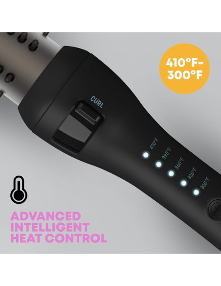 Cepillo Rizador Cerámico Revamp Progloss 3 en 1 33 cm