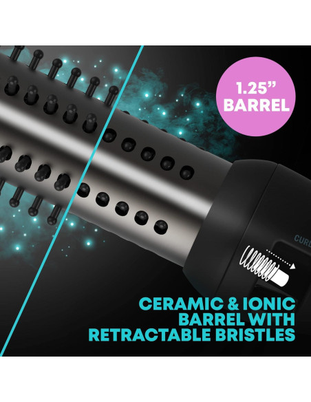 Cepillo Rizador Cerámico Revamp Progloss 3 en 1 33 cm