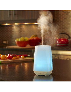 Difusor de Aroma Ultrasónico HoMedics Conectar 140mL Blanco 2