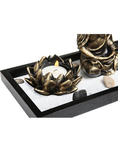Kit de Jardín Zen de Escritorio MyGift con Buda y Velas