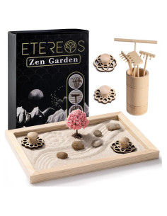 Kit de Jardín Zen Premium Etereos para Escritorio - Meditación