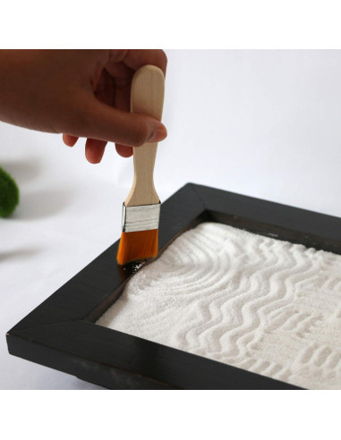 Mini Jardín Zen JJJ Arts - Kit de 15 Piezas con Rastrillos