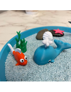 Mini Jardín Zen Oceánico - Set de Relajación para Escritorio 2