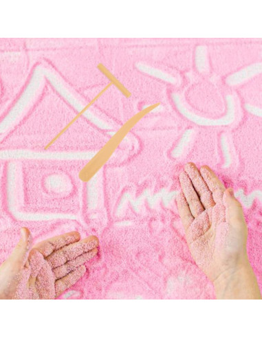 Kit de Rastrillo de Jardín Zen STOBOK Mini 6 Piezas Amarillo