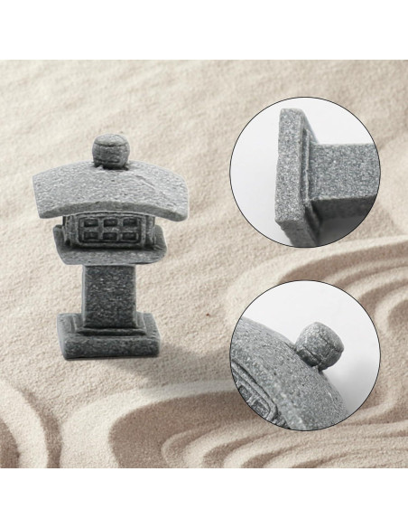 Estatua de Buda Zen Hoypeyfiy 16x10x8 cm para Jardín Estatua de Buda Zen Hoypeyfiy 16x10x8 cm para Jardín