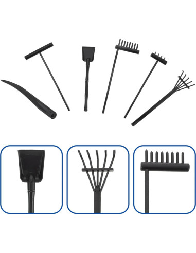 Set de 6 Rastrillos Zen de Arena NUOBESTY para Meditación