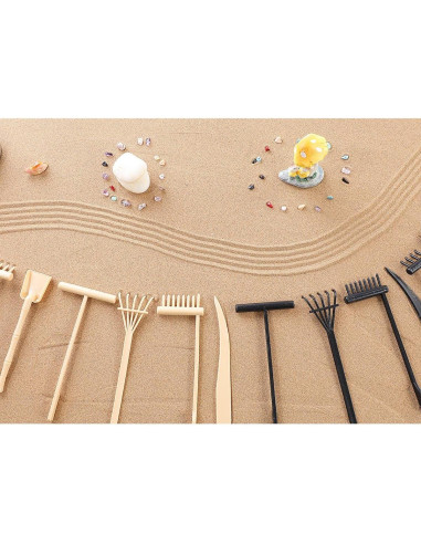 Set de 6 Herramientas de Jardín Zen MHYGKTXRA para Meditación