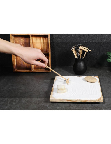 Set de 6 Herramientas de Jardín Zen MHYGKTXRA para Meditación
