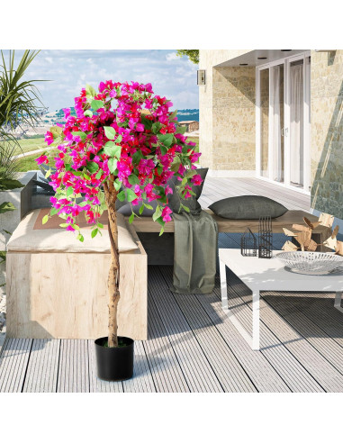 Árbol Artificial Bugambilia Safeplus 135 cm con Maceta