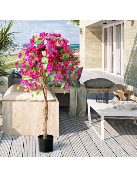 Árbol Artificial Bugambilia Safeplus 135 cm con Maceta