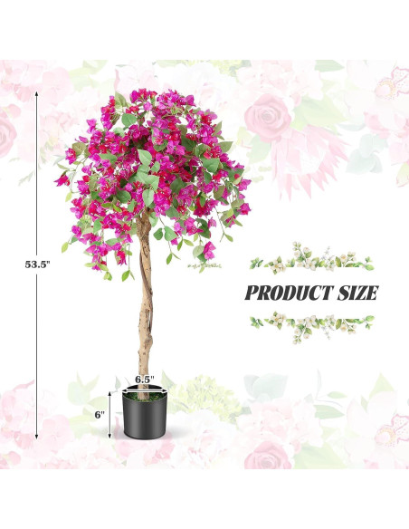 Árbol Artificial Bugambilia Safeplus 135 cm con Maceta