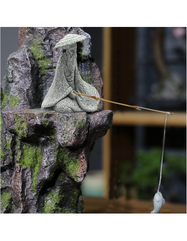 Estatuas de Pescadores en Arenisca DUZFOREI - Decoración Zen
