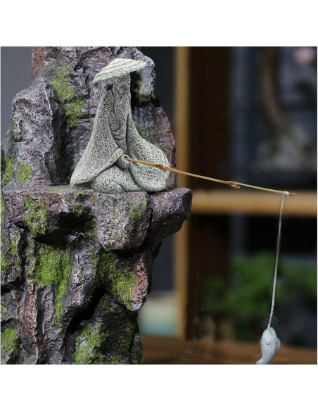 Estatuas de Pescadores en Arenisca DUZFOREI - Decoración Zen