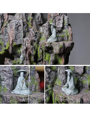 Estatuas de Pescadores en Arenisca DUZFOREI - Decoración Zen