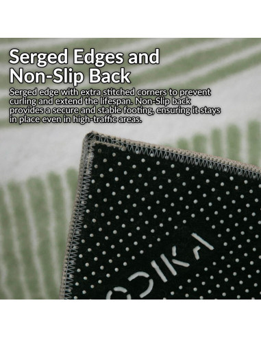 Alfombra de Jardín Zen ODIKA 1.52m x 2.13m Antideslizante