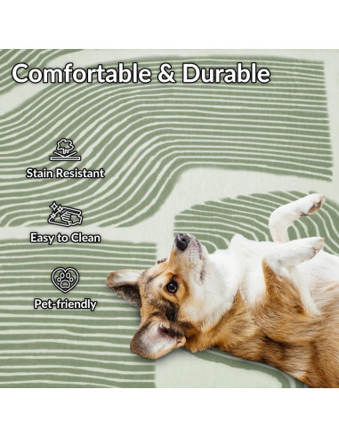 Alfombra de Jardín Zen ODIKA 1.52m x 2.13m Antideslizante