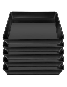 Plato Cuadrado para Plantas 20 cm - 5 Unidades LWALRS