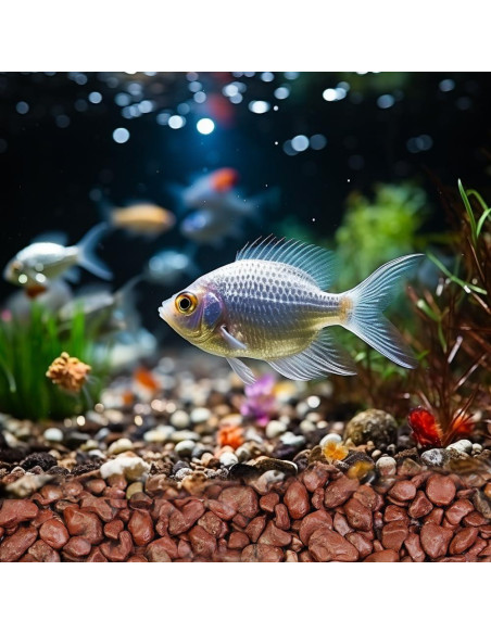 Rocas Rojas Pequeñas HappyFiller 8.16 kg para Acuarios y Jardín Rocas Rojas Pequeñas HappyFiller 8.16 kg para Acuarios y Jardín