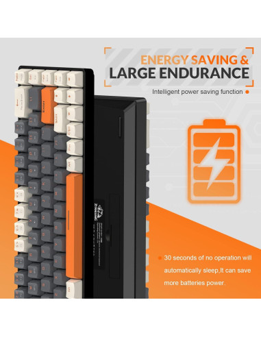 Teclado Mecánico Inalámbrico MAGIC-REFINER K68 68 Teclas