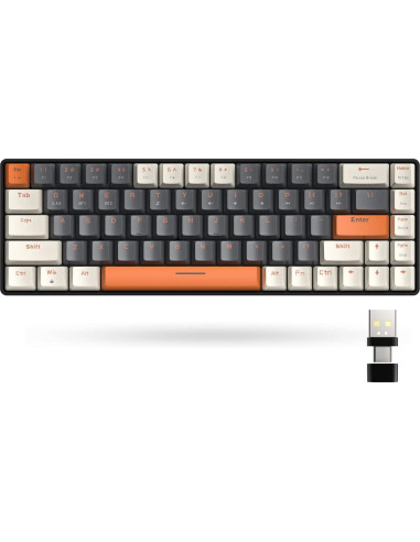 Teclado Mecánico Inalámbrico MAGIC-REFINER K68 68 Teclas
