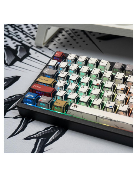 Conjunto de Teclas Mecánicas PBT SUEHIODHY Manga Japonesa 128 Teclas Conjunto de Teclas Mecánicas PBT SUEHIODHY Manga Japonesa 128 Teclas