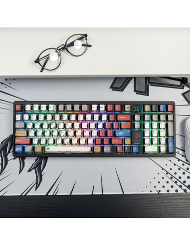 Conjunto de Teclas Mecánicas PBT SUEHIODHY Manga Japonesa 128 Teclas