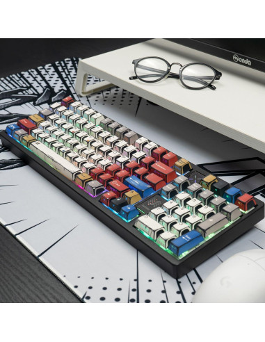Conjunto de Teclas Mecánicas PBT SUEHIODHY Manga Japonesa 128 Teclas