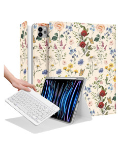 Funda para iPad Air 13" y Pro 12.9" Wazzasoft con Teclado