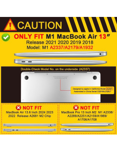 Funda Batianda para MacBook Air 13" M1 A2337 A2179 A1932 2