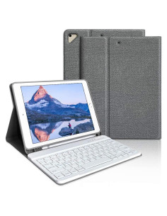 Funda con Teclado Bluetooth aMZCaSE para iPad Pro 9.7" Gris