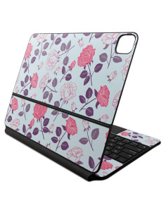 Funda Vinilo Floral Vintage para Apple Magic Keyboard 13" M2