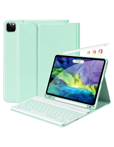 Funda de Teclado BESKY para iPad Pro 11" y Air 11" - Retroiluminado