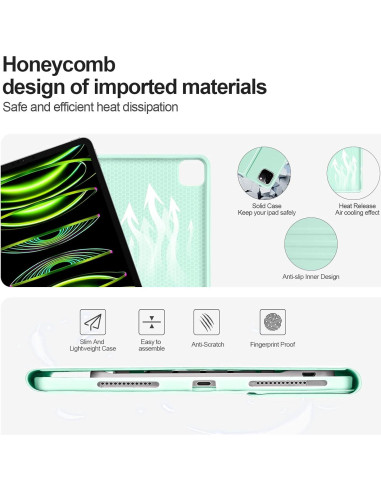 Funda de Teclado BESKY para iPad Pro 11" y Air 11" - Retroiluminado