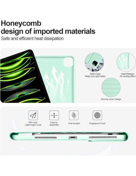 Funda de Teclado BESKY para iPad Pro 11" y Air 11" - Retroiluminado