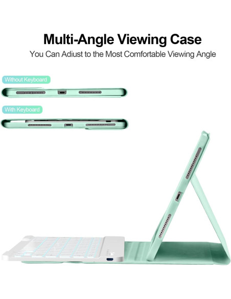 Funda de Teclado BESKY para iPad Pro 11" y Air 11" - Retroiluminado