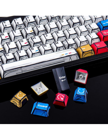 Conjunto de Teclas PBT JOMKIZ Manga Japonesa 131 Teclas