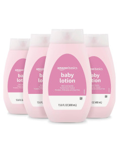 Loción Hidratante Hipoalergénica para Bebés Amazon Basics 4x400ml