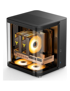 Caja de Computadora JONSBO TK-1 Negro Micro ATX Vidrio Curvado 2