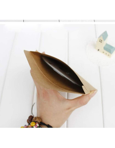 25 Sobres de Papel Kraft Marrón Retro para CD/DVD 13x13 cm