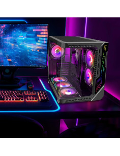 Caja de Juegos ATX SZSKYING CMSVB con Ventilación RGB 2