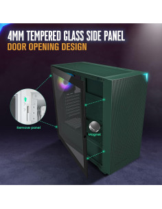 Caja de Computadora Vetroo AL800 Full Tower Vidrio Templado 2