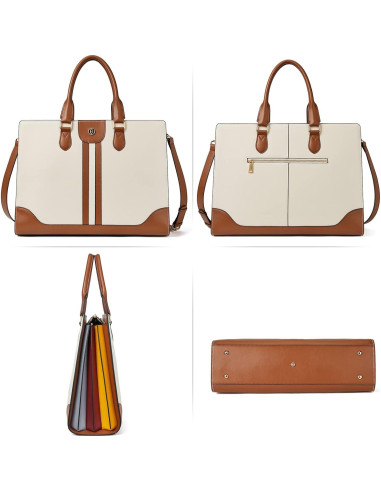 Maletín de Cuero BOSTANTEN para Portátil 15.6" Mujeres