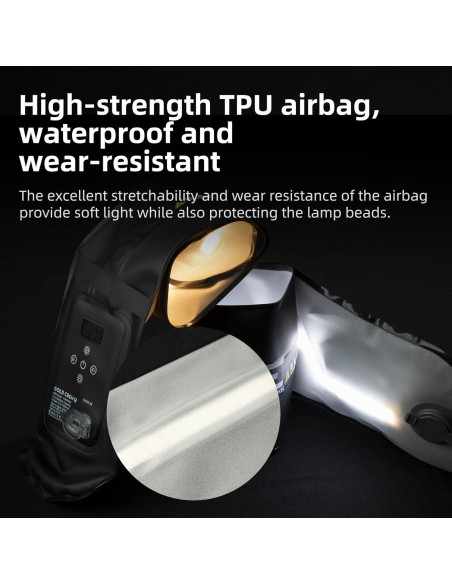 Luz LED Inflable Bi-Color INKEE GC12 12W 2700K-6500K