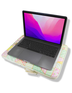 Funda de Laptop Sonix Puffy 15-16" Acolchada Floral 2