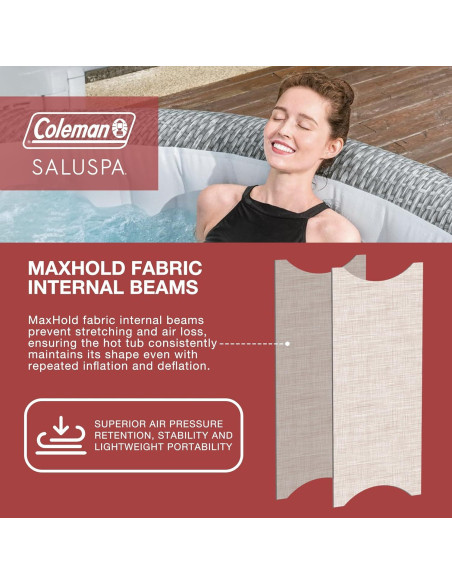 Cascada LED SaluSpa + Jacuzzi Inflable Sicily 7 Personas