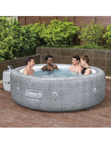 Cascada LED SaluSpa + Jacuzzi Inflable Sicily 7 Personas